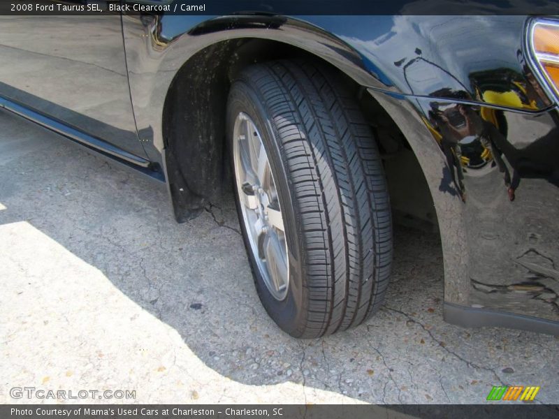 Black Clearcoat / Camel 2008 Ford Taurus SEL