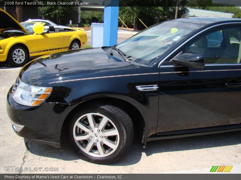 Black Clearcoat / Camel 2008 Ford Taurus SEL