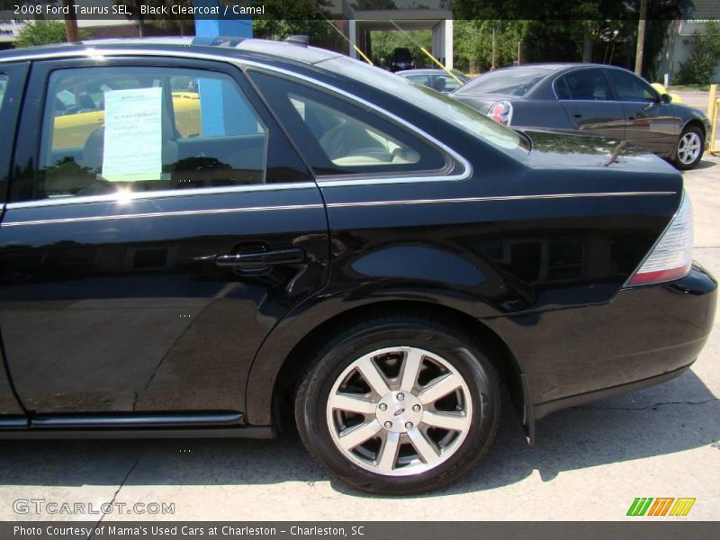 Black Clearcoat / Camel 2008 Ford Taurus SEL