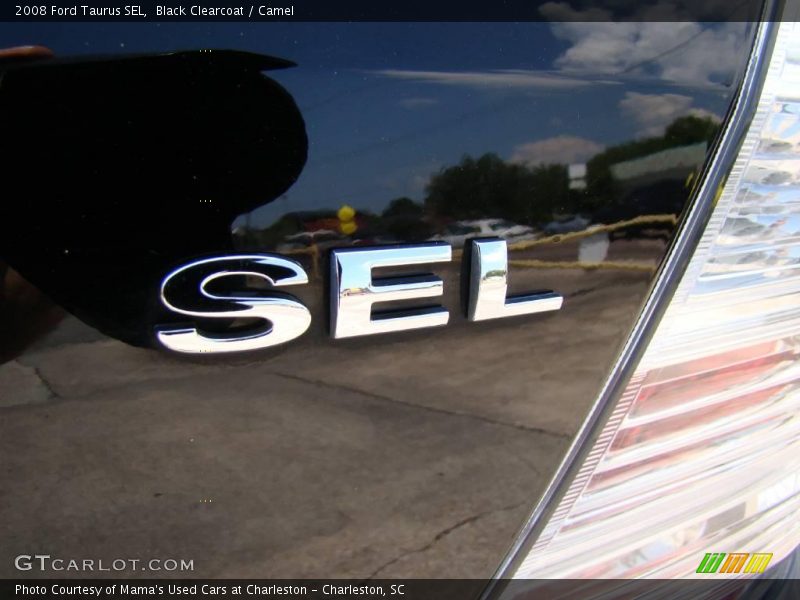 Black Clearcoat / Camel 2008 Ford Taurus SEL