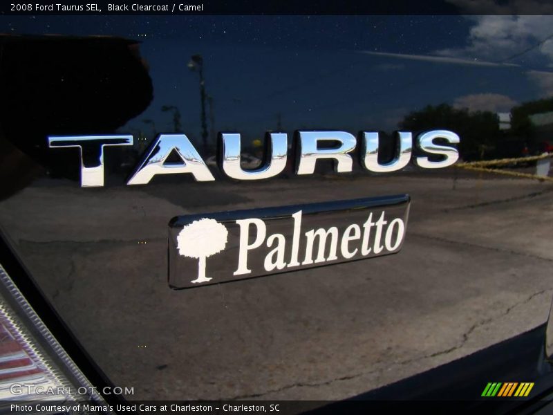 Black Clearcoat / Camel 2008 Ford Taurus SEL
