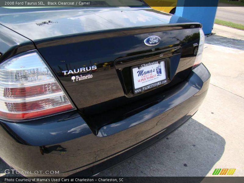 Black Clearcoat / Camel 2008 Ford Taurus SEL