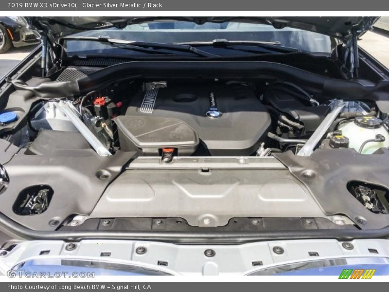 Glacier Silver Metallic / Black 2019 BMW X3 sDrive30i