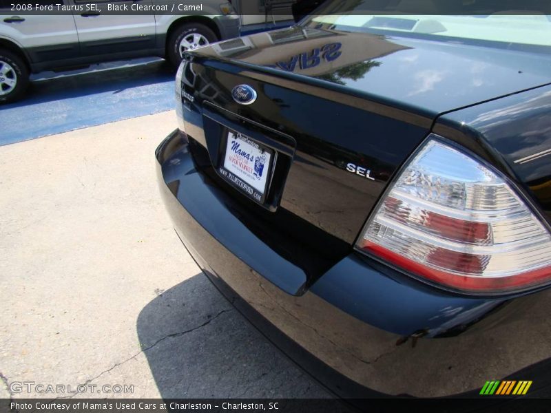 Black Clearcoat / Camel 2008 Ford Taurus SEL