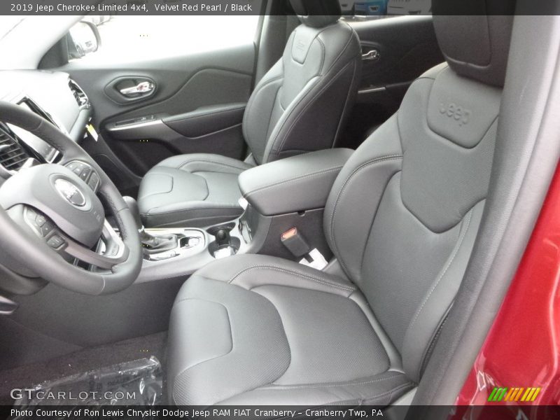 Velvet Red Pearl / Black 2019 Jeep Cherokee Limited 4x4