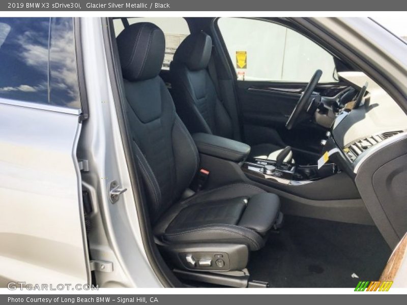 Glacier Silver Metallic / Black 2019 BMW X3 sDrive30i