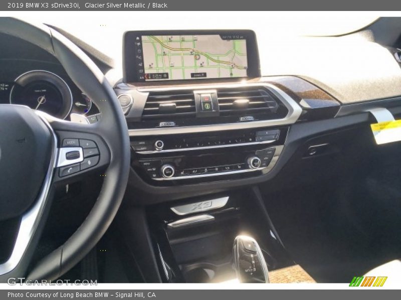 Glacier Silver Metallic / Black 2019 BMW X3 sDrive30i