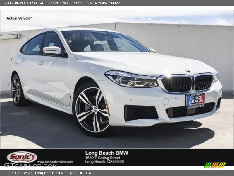 Alpine White / Black 2019 BMW 6 Series 640i xDrive Gran Turismo
