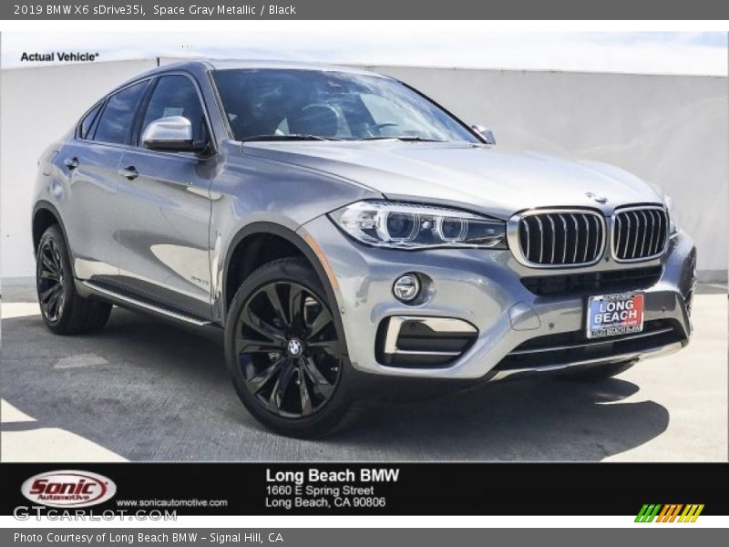 Space Gray Metallic / Black 2019 BMW X6 sDrive35i