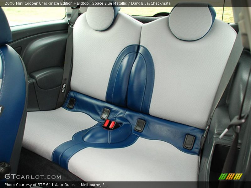 Space Blue Metallic / Dark Blue/Checkmate 2006 Mini Cooper Checkmate Edition Hardtop