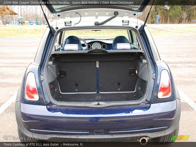 Space Blue Metallic / Dark Blue/Checkmate 2006 Mini Cooper Checkmate Edition Hardtop