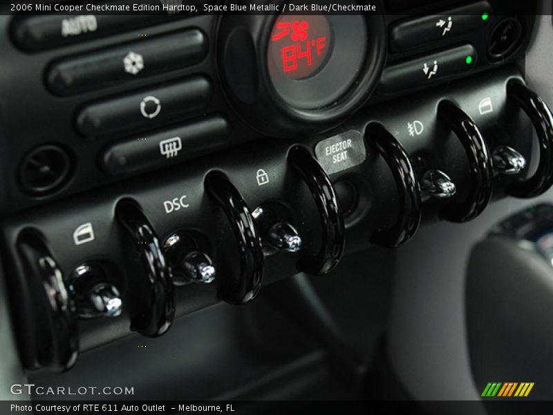 Space Blue Metallic / Dark Blue/Checkmate 2006 Mini Cooper Checkmate Edition Hardtop