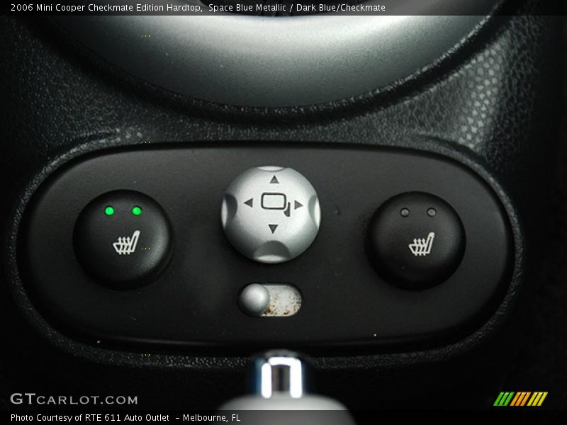 Space Blue Metallic / Dark Blue/Checkmate 2006 Mini Cooper Checkmate Edition Hardtop