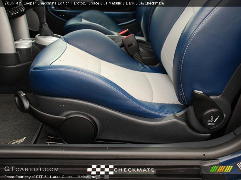 Space Blue Metallic / Dark Blue/Checkmate 2006 Mini Cooper Checkmate Edition Hardtop