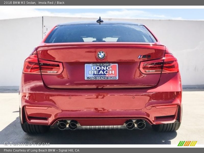 Imola Red / Black 2018 BMW M3 Sedan