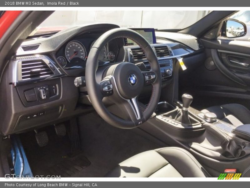 Imola Red / Black 2018 BMW M3 Sedan