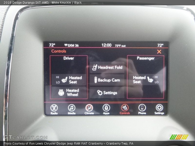 White Knuckle / Black 2018 Dodge Durango SXT AWD