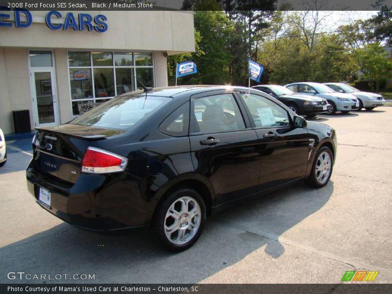 Black / Medium Stone 2008 Ford Focus SES Sedan