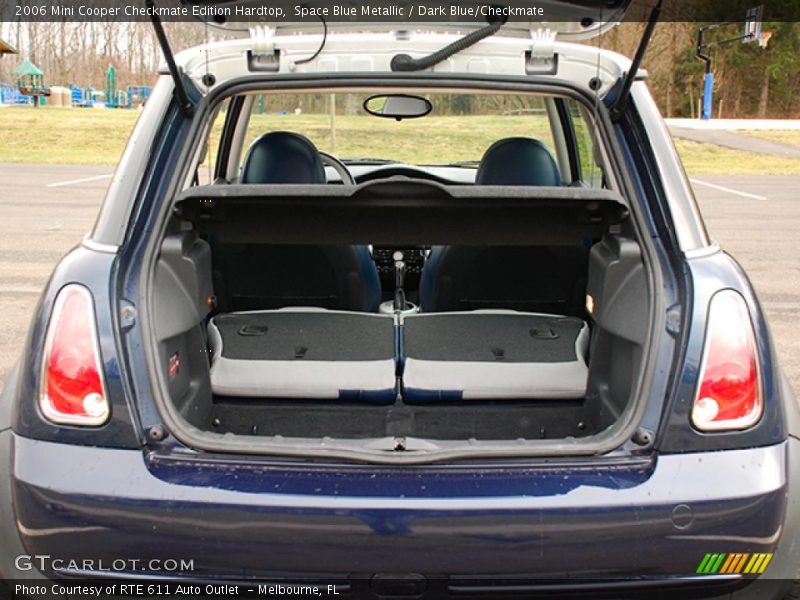 Space Blue Metallic / Dark Blue/Checkmate 2006 Mini Cooper Checkmate Edition Hardtop