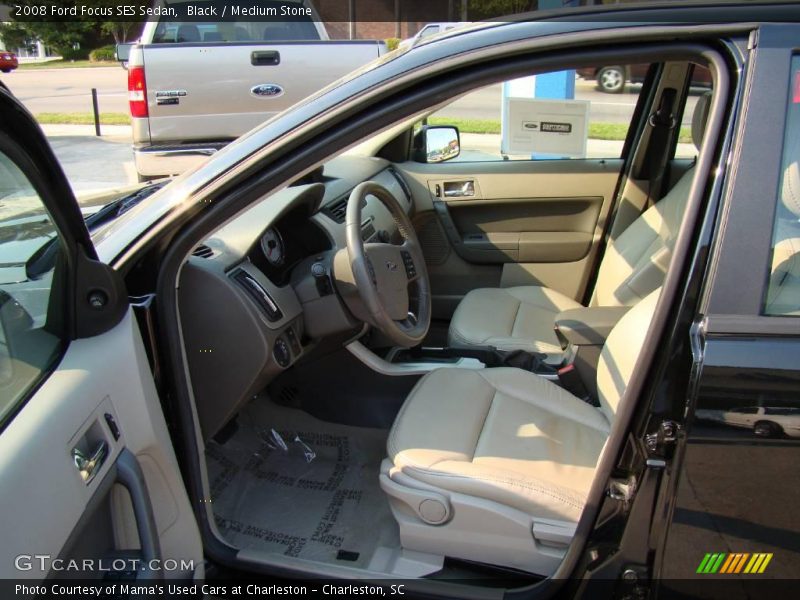 Black / Medium Stone 2008 Ford Focus SES Sedan