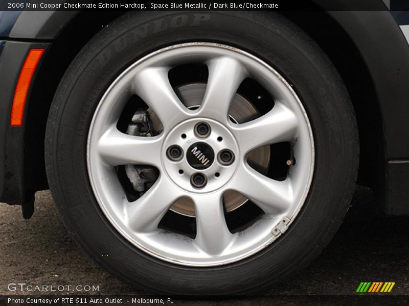 Space Blue Metallic / Dark Blue/Checkmate 2006 Mini Cooper Checkmate Edition Hardtop
