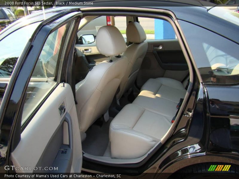 Black / Medium Stone 2008 Ford Focus SES Sedan