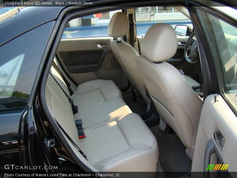 Black / Medium Stone 2008 Ford Focus SES Sedan