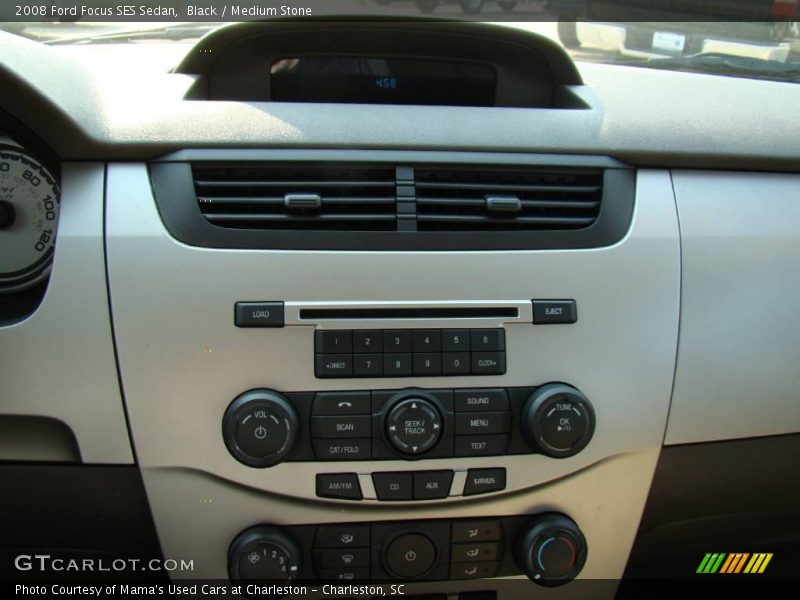 Black / Medium Stone 2008 Ford Focus SES Sedan
