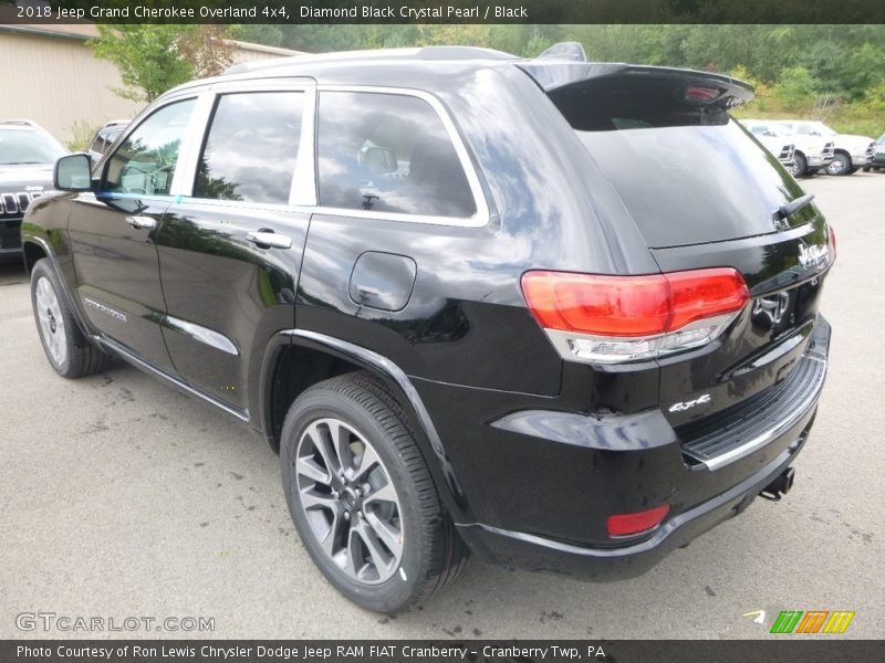 Diamond Black Crystal Pearl / Black 2018 Jeep Grand Cherokee Overland 4x4