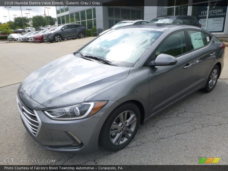 Galactic Gray / Gray 2018 Hyundai Elantra Value Edition