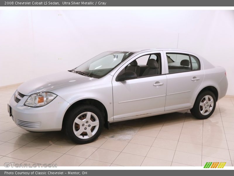 Ultra Silver Metallic / Gray 2008 Chevrolet Cobalt LS Sedan