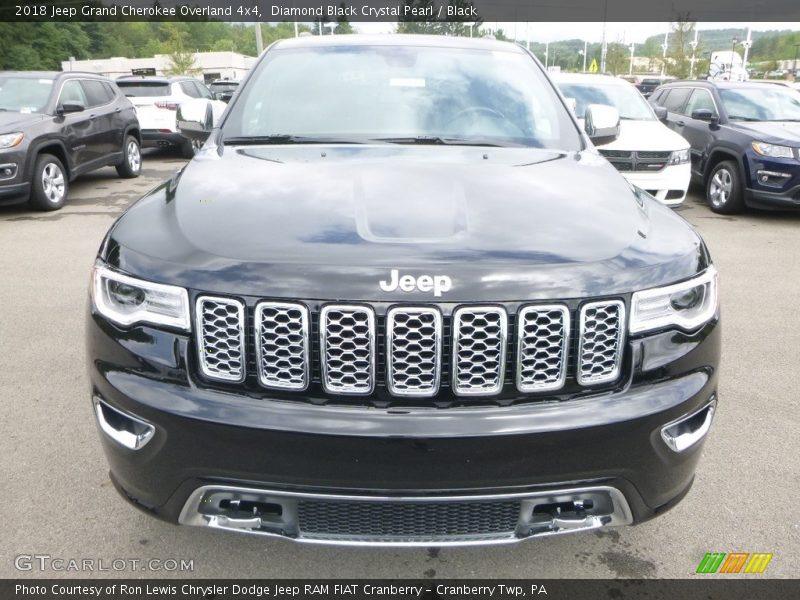Diamond Black Crystal Pearl / Black 2018 Jeep Grand Cherokee Overland 4x4