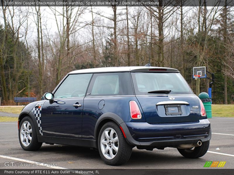 Space Blue Metallic / Dark Blue/Checkmate 2006 Mini Cooper Checkmate Edition Hardtop
