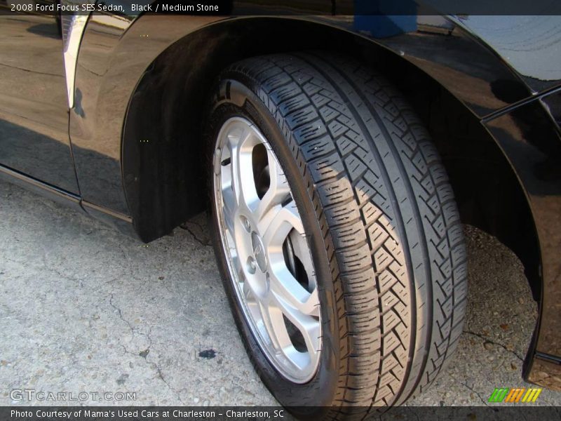 Black / Medium Stone 2008 Ford Focus SES Sedan
