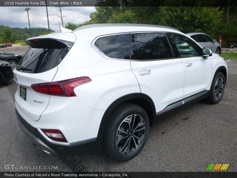 Chalk White / Black 2018 Hyundai Kona SEL
