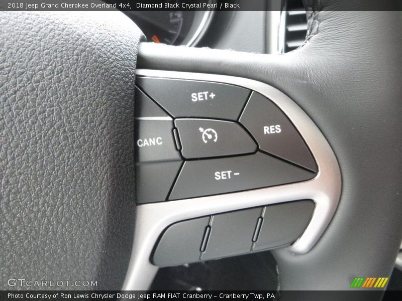 Diamond Black Crystal Pearl / Black 2018 Jeep Grand Cherokee Overland 4x4