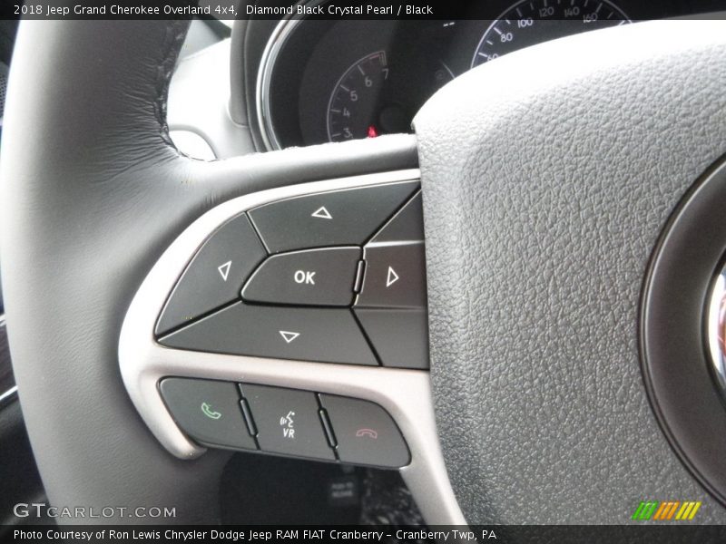 Diamond Black Crystal Pearl / Black 2018 Jeep Grand Cherokee Overland 4x4