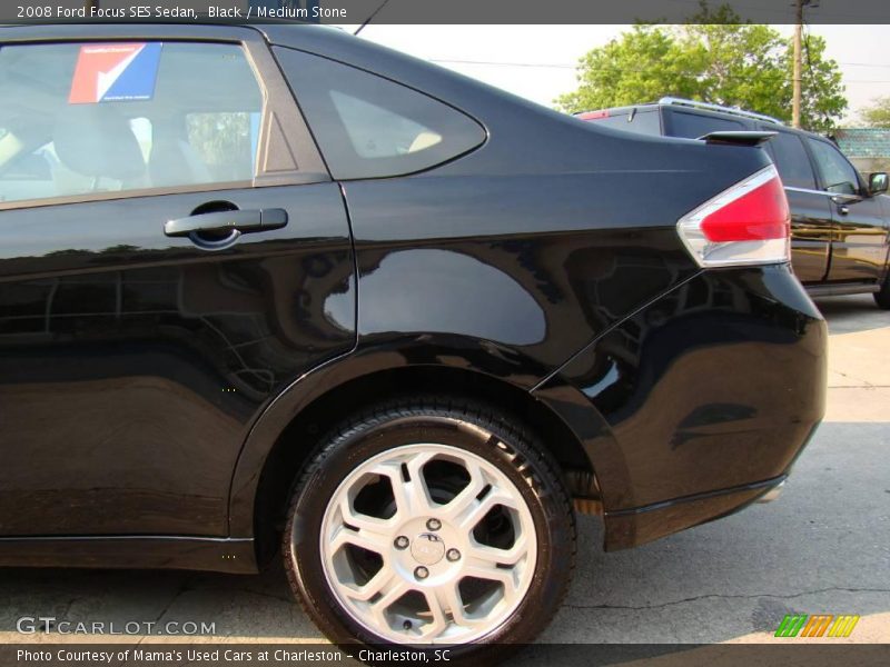 Black / Medium Stone 2008 Ford Focus SES Sedan