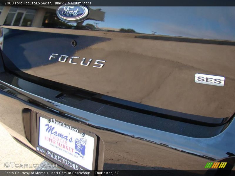Black / Medium Stone 2008 Ford Focus SES Sedan