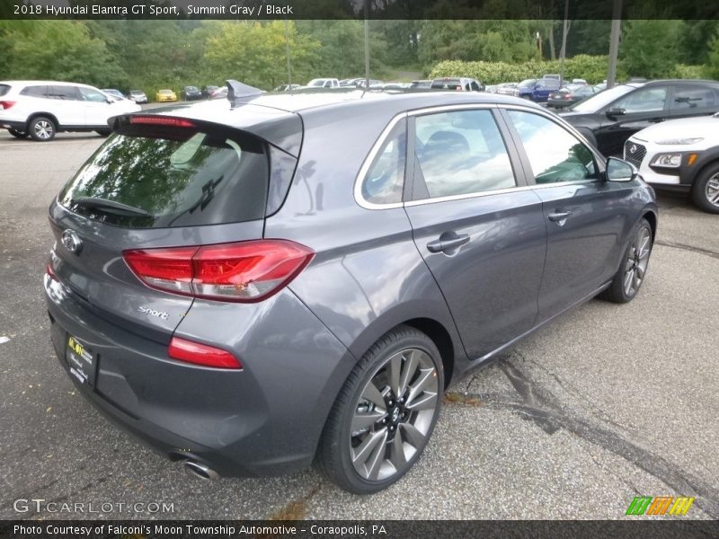 Summit Gray / Black 2018 Hyundai Elantra GT Sport