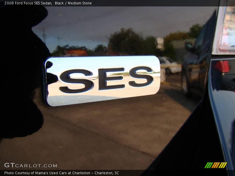 Black / Medium Stone 2008 Ford Focus SES Sedan