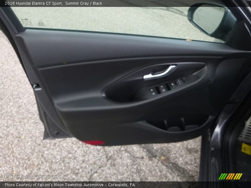 Summit Gray / Black 2018 Hyundai Elantra GT Sport