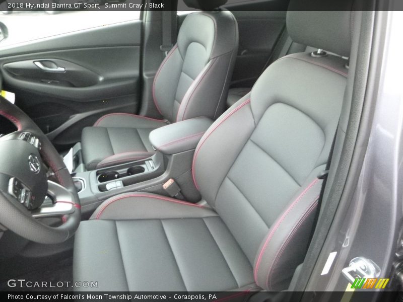 Summit Gray / Black 2018 Hyundai Elantra GT Sport