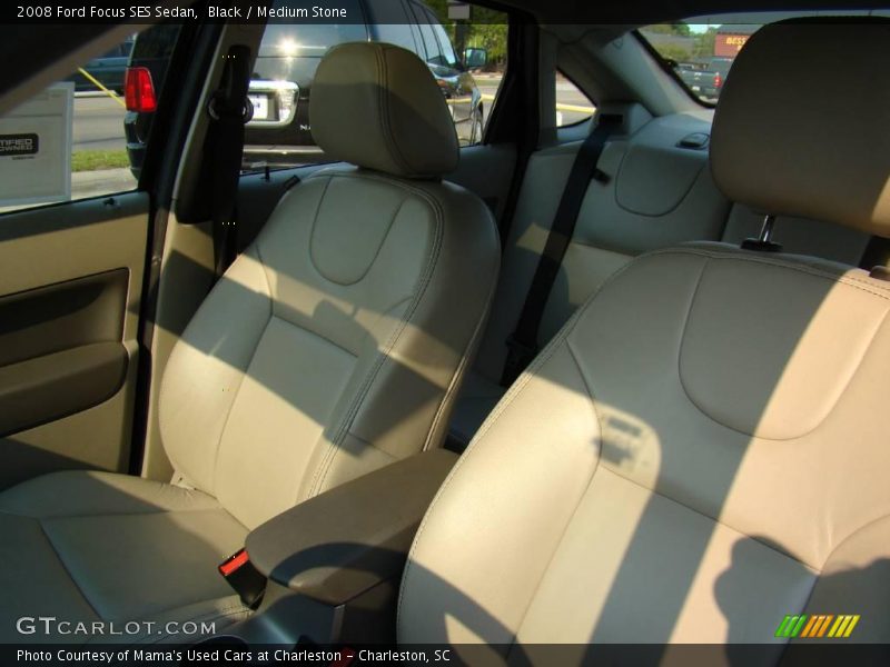 Black / Medium Stone 2008 Ford Focus SES Sedan