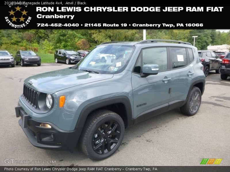 Anvil / Black 2018 Jeep Renegade Latitude 4x4