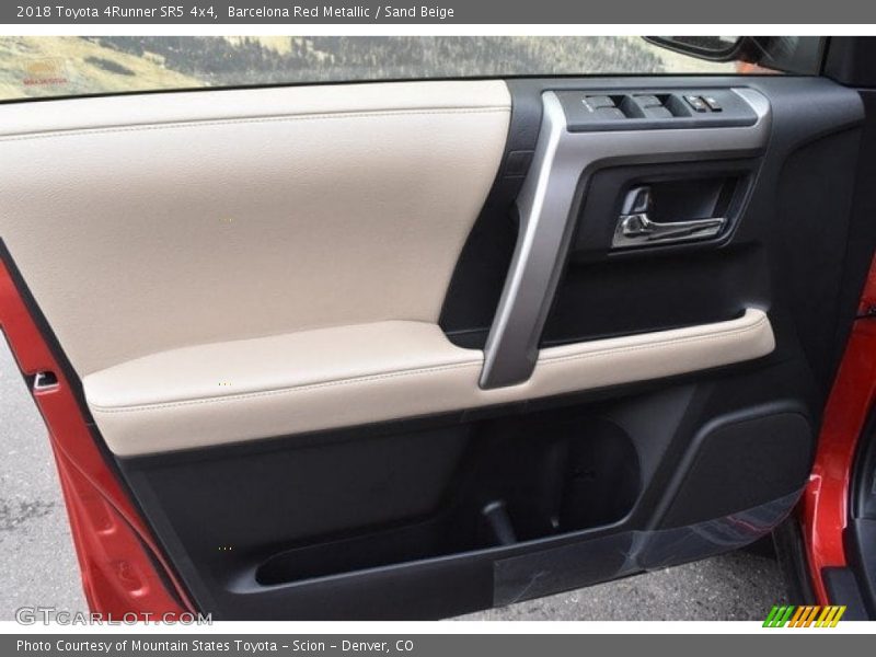 Barcelona Red Metallic / Sand Beige 2018 Toyota 4Runner SR5 4x4