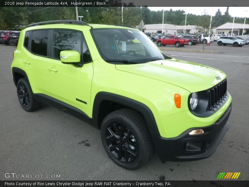 Hypergreen / Black 2018 Jeep Renegade Latitude 4x4