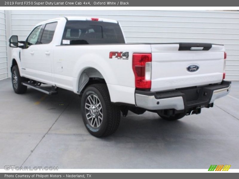 Oxford White / Black 2019 Ford F350 Super Duty Lariat Crew Cab 4x4