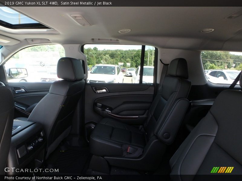 Satin Steel Metallic / Jet Black 2019 GMC Yukon XL SLT 4WD