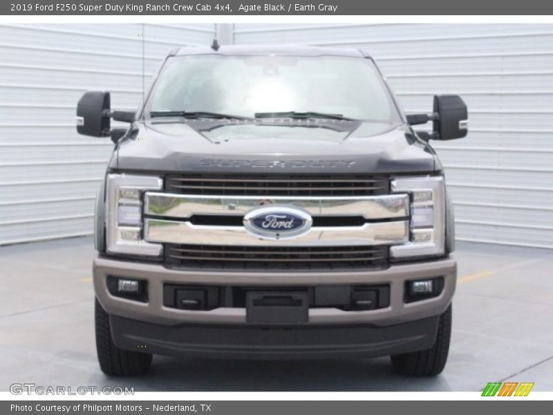 Agate Black / Earth Gray 2019 Ford F250 Super Duty King Ranch Crew Cab 4x4